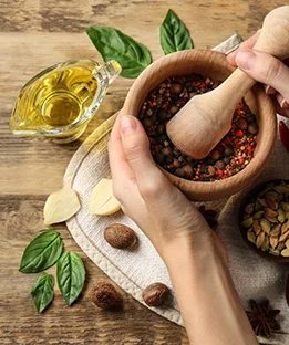 Fab Ayur Sign herbal powder production process